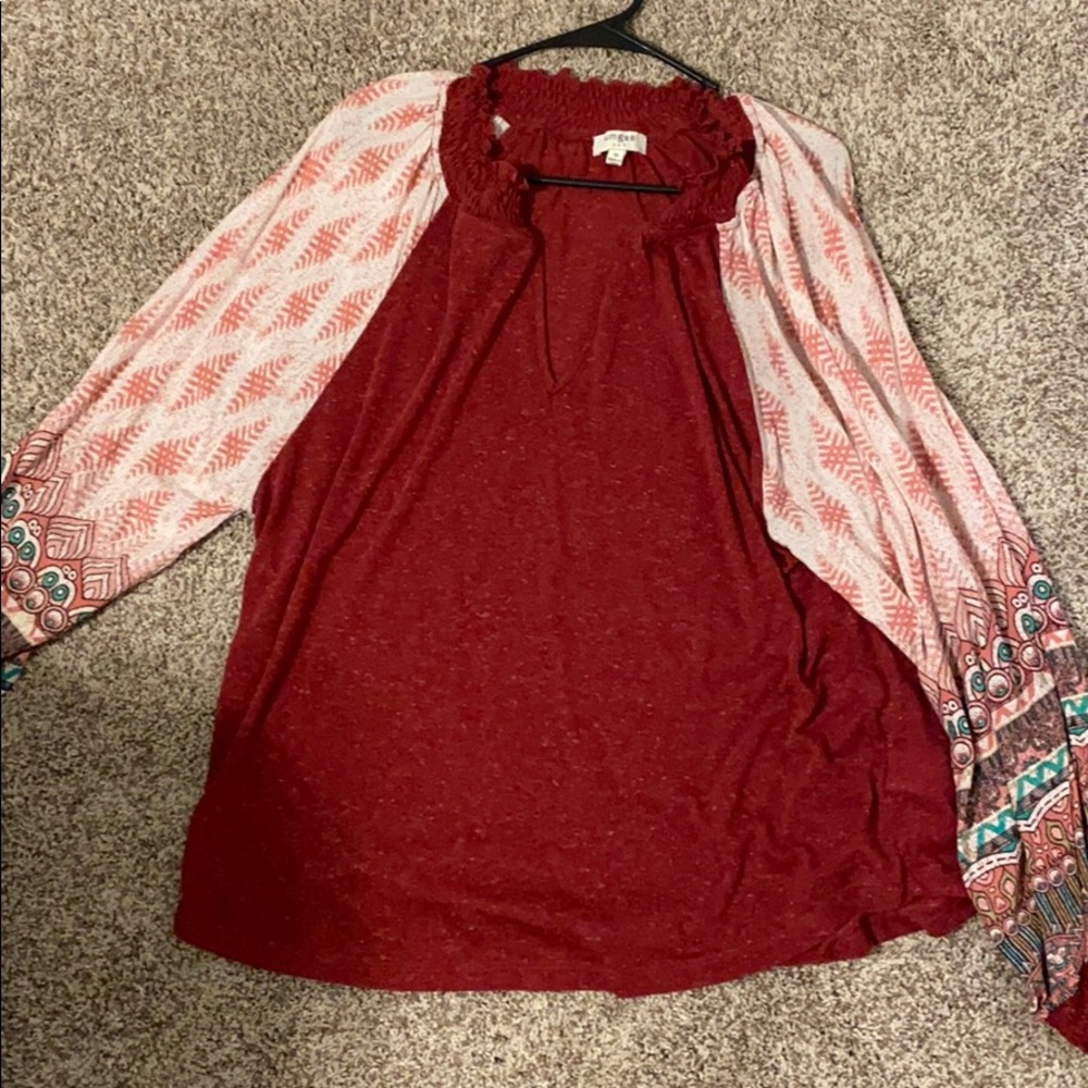 Long sleeve blouse